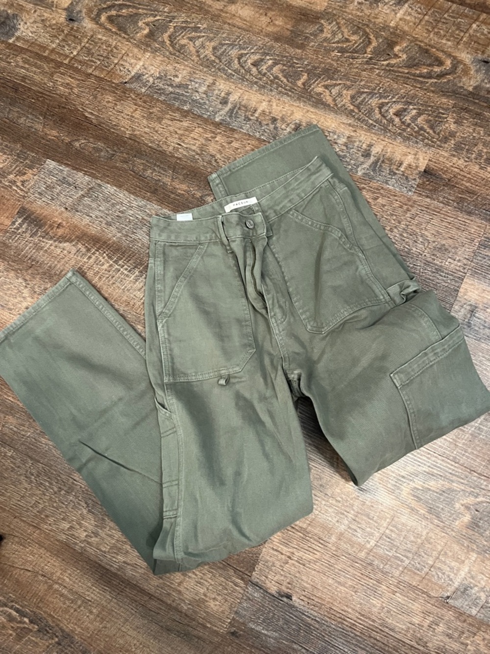 Women’s Olive Utility Cargo Pants
